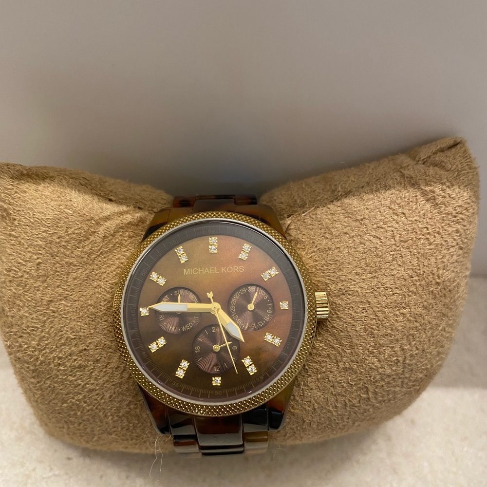 Michael Kors Brown Tortoise watch